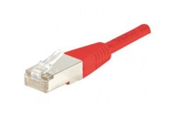Cordon RJ45 catégorie 6 F/UTP rouge - 0,3 m