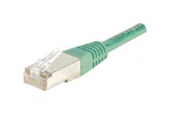 Cordon RJ45 catégorie 6 F/UTP vert - 0,15 m