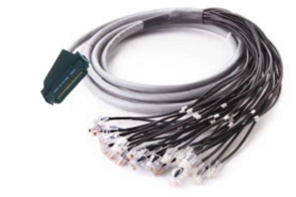 Cordon Telco vers 24 RJ45 mâles, 50/125, 3 m