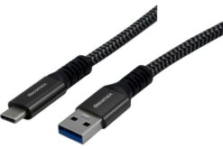DACOMEX CORDON USB3.2 Gen1 5Gbps A-C 100W (5A) metal+nylon certif GRS  - 2m