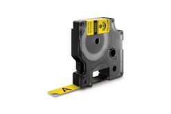 DYMO Rhino étiquette industrielle Nylon flexible 12 mm x 3,5 mm noir/jaune