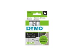 DYMO Ruban D1 - 12 mm noir sur blanc