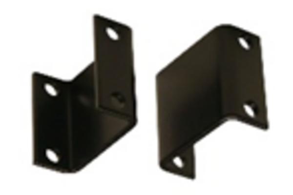 Equerre de retrait 1U, 4cm, noir