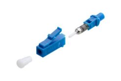 Fiche LC simplex 9/125 µm bleu