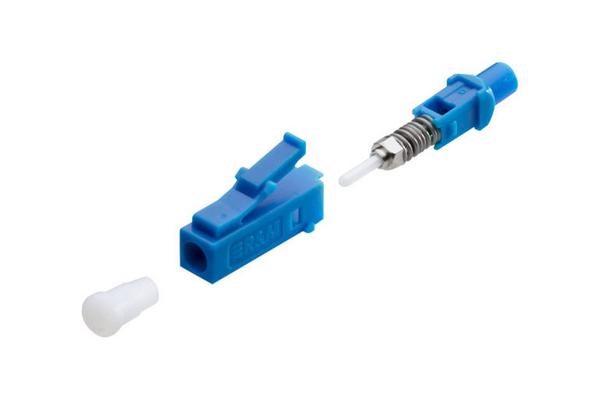 Fiche LC simplex 9/125 µm bleu