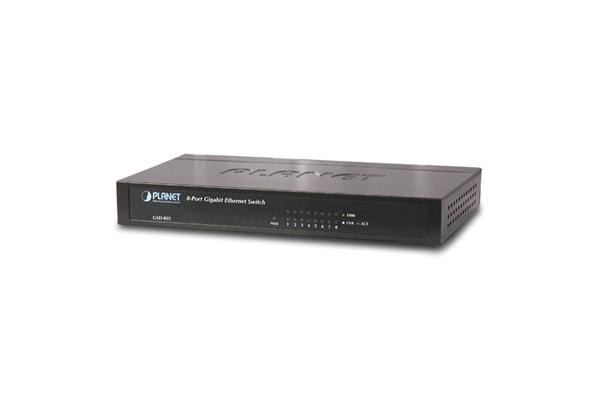 GSD-805 - Switch Plug & Play Gigabit Ethernet 8 ports, format desktop