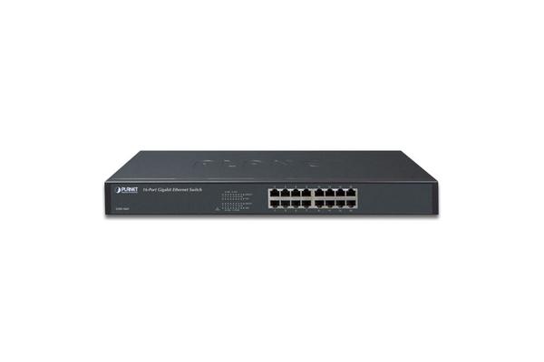 GSW-1601 - Switch Plug & Play Gigabit Ethernet 16 ports, rackable 19"