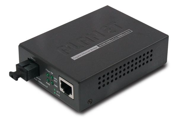 GT-806 Bi-Di - Conv. média Gigabit 10/100/1000 Mbps RJ45, 1550 nm, 60 km