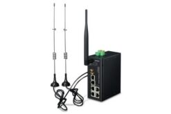 ICG-2510W-LTE-EU - Routeur indus. Cellulaire 4G/LTE, 4 1000Base-TX, Rail-DIN