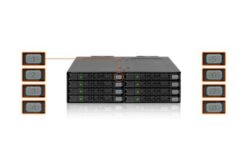 ICY DOCK Rack amovible MB998SP-B 8 disques SATA 2.5"