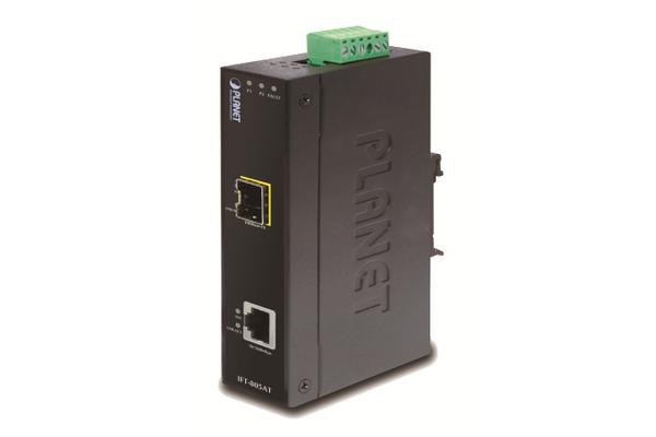 IFT-805AT - Conv. média indus. IP30 Fast Ethernet vers 1 SFP