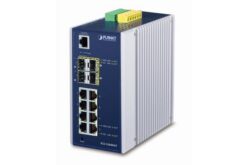 IGS-12040MT - Switch indus. IP30 manag. L2+ 8 ports Gigabit & 4 ports SFP