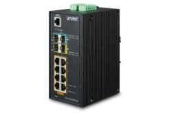 IGS-5225-8P2S2X - Switch indus. IP30 L3, 8 ports PoE+ Gigabit, 2 SFP, 2 SFP+ 10G