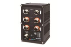IGS-604HPT-M12 - Switch indus. IP67 L2+, 4 Gigabit PoE+