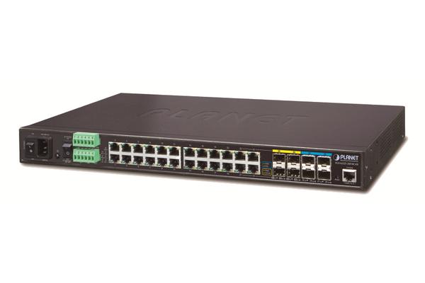IGS-6325-20T4C4X - Switch indus. IP30 L3, 24 Gigabit dont 4 Combo, 4 SFP+ 10G