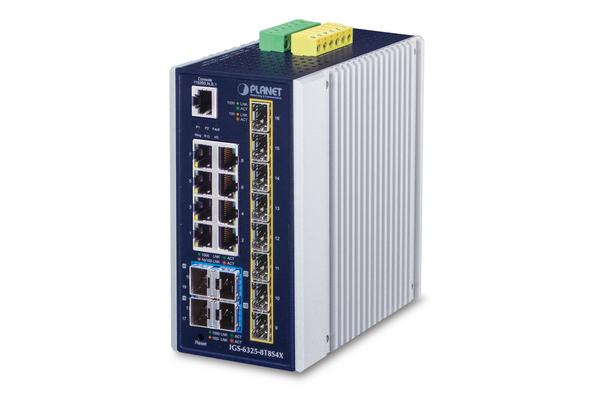 IGS-6325-8T8S4X - Switch indus. IP30 manag. L3, 8 ports Gigabit, 8 SFP, 4 SFP+