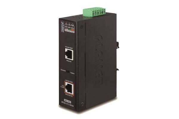 IPOE-171-95W - Injecteur indus. IP30 Ultra PoE 95 W, montage sur Rail-DIN