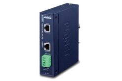 IPOE-173S - Splitter indus. IP30 PoE++ 802.3bt 70 W 1000Base-TX, Rail-DIN