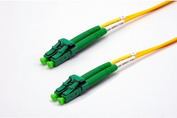 Jarretière duplex zip monomode LC-APC/LC-APC OS2 G652D jaune, 1,5 m