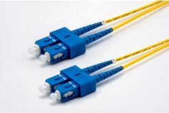 Jarretière duplex zip monomode SC-UPC/SC-UPC OS2 G652D jaune, 8 m