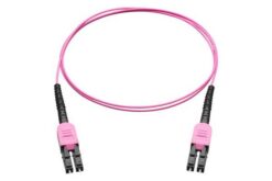Jarretière opt. MM 50/125 OM4 uniboot réversible LCUPC/LCUPC, prémium, 3 m