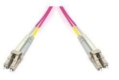 Jarretière opt. multimode 50/125 OM4 LCUPC/LCUPC duplex zip, std, magenta, 10 m