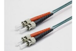 Jarretière zip 2,0mm OM3 50/125 ST-UPC/ST-UPC LSZH aqua 3m
