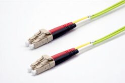Jarretière zip 2,0mm OM5 50/125 LC-UPC/LC-UPC LSZH lime 2m