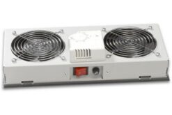 Kit ventilateur avec thermostat pour coffret CEIP, gris