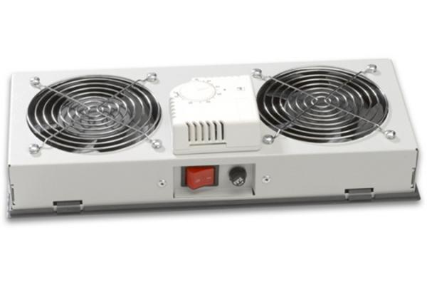 Kit ventilateur avec thermostat pour coffret CEIP, gris