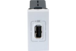 LEGRAND Plastron Mosaic 22,5x45 chargeur 1 port USB