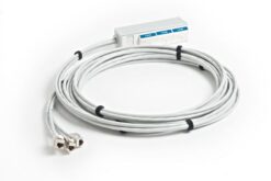 Liaison Cat6A U/FTP boîtier vers embases, 2x4 paires, 15 m