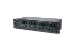 MC-1500R48 - Châssis 15 slots pour convertisseurs de média, 48V DC, rackable 19P