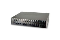 MC-1610MR & MR48 - Châssis 16 slots Conv. média, rack 19"