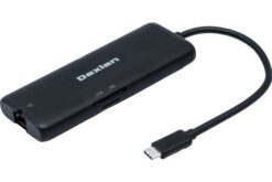 Minidock USB-C 6 en 1 HDMI 2.0 4K GigaLAN Carte SD/TF 2xUSB-A 1xUSB-C PD3.0 100W