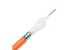Normafire, Câble monomode armé acier résistant au feu CR1/C1, 8 FO, OS2, orange