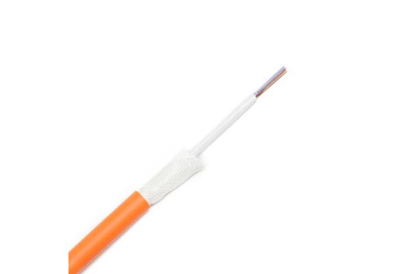 Normafire, Câble monomode armé verre résistant au feu CR1/C1, 4 FO, OS2, orange