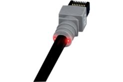 PATCHSEE 6-F/2 Cordon RJ45 catégorie 6 U/FTP LSOH noir - 0,6 m