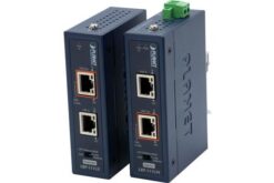 PLANET LRP-111U KIT Rallonge industrielle RJ45 sur liaison POE++ 60W 800m max.