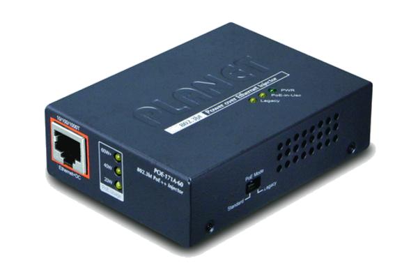 POE-171A-60 - Injecteur Ultra PoE 60 W 802.3bt, 1000Base-TX, alim. externe