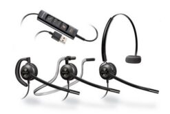 POLY EncorePro HW545 Casque Micro USB-A Monaural triple fixation