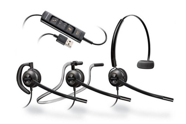 POLY EncorePro HW545 Casque Micro USB-A Monaural triple fixation