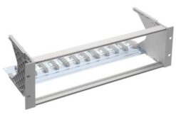 Panneau brassage Global FO 19 pouces, 3U, vide, 12 cassettes FiberModul 7HP