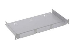 Panneau modulaire 19 pouces, 1U, pour 3 modules 7HP, gris, vide