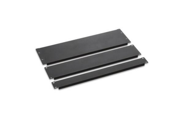 Panneau obturateur plein, 5U, noir