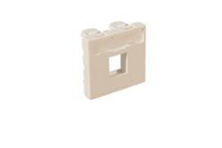 Plastron simple 45x45 sortie droite