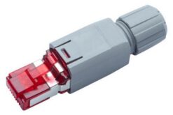 Plug RJ45 blindé Cat6A sans outil, FM 45 T568A/B IP20
