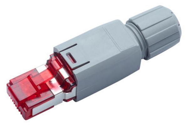 Plug RJ45 blindé Cat6A sans outil, FM 45 T568A/B IP20