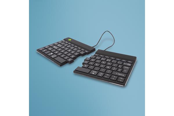 R-GO TOOLS Clavier ergonomique Split Break, divisé, Bluetooth noir