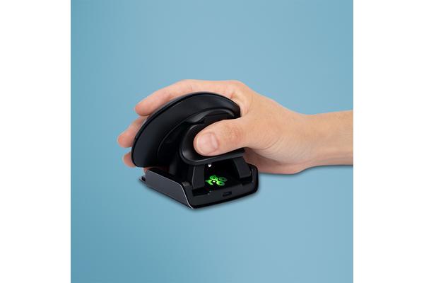 R-Go TOOLS Souris ergonomique Twister filaire & Bluetooth, M noire